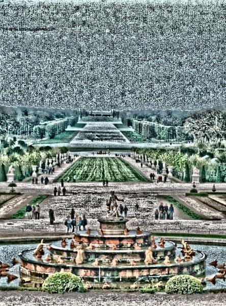 versailles-sketch.jpg - Looking out the back of Versailles.