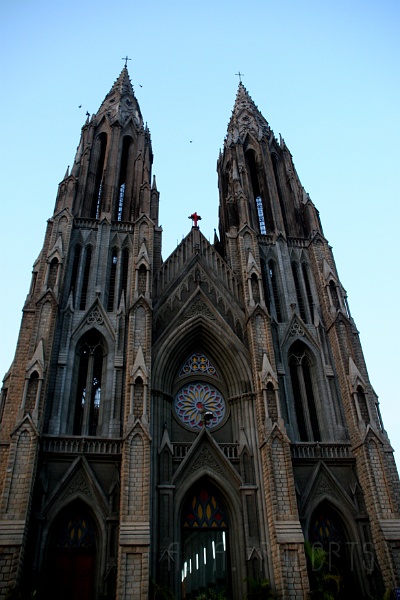 IMG_5787.JPG - There is this very impressive catholic church in Mysore.  It's as nice as any you would find in Europe.