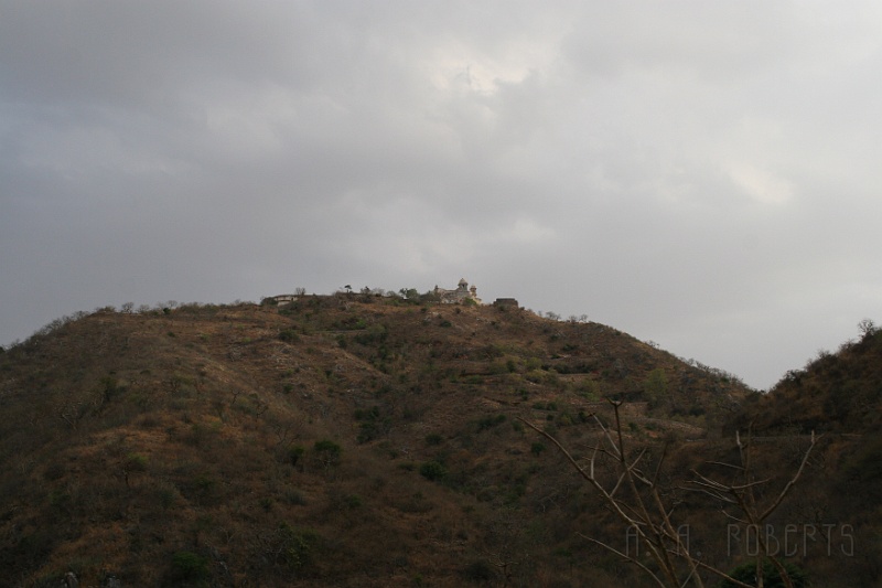 IMG_6953.JPG - This is the backside and approach to the Monsoon Palace.